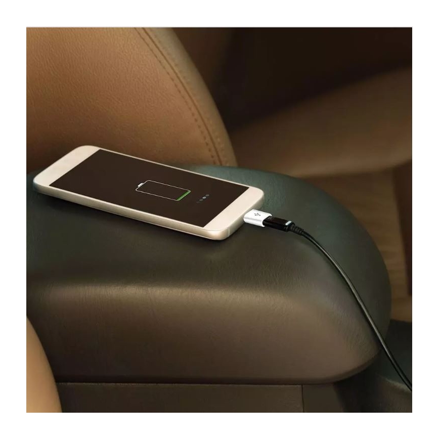 Adaptér Micro USB na USB-C biela