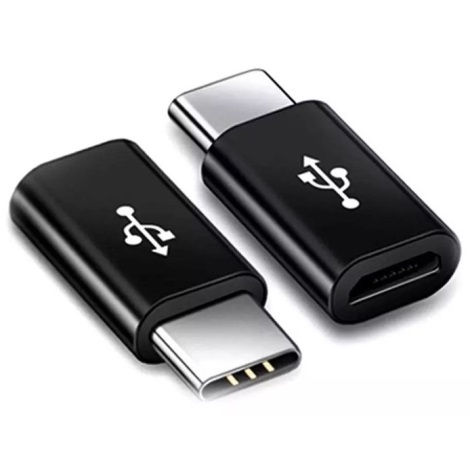 Adaptér Micro USB na USB-C čierna