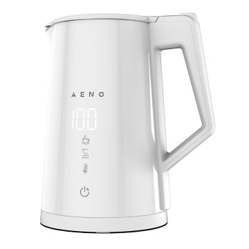 AENO - Inteligentná rýchlovarná kanvica s LED displejom 1,7 l 2200W/230V biela