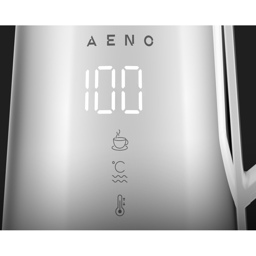 AENO - Inteligentná rýchlovarná kanvica s LED displejom 1,7 l 2200W/230V biela
