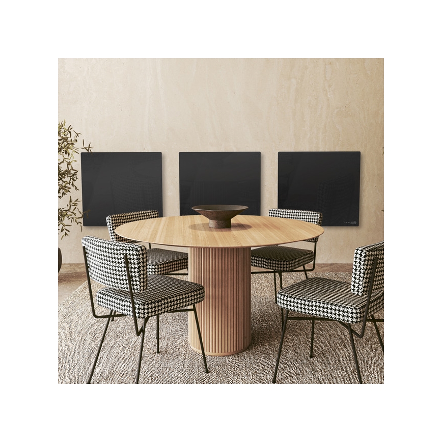 AENO - Inteligentný elektrický infračervený panel 500W časovač/termostat Wi-Fi biela