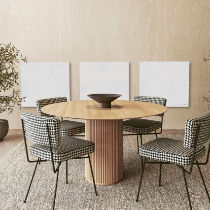 AENO - Inteligentný elektrický infračervený panel 500W s časovačom/termostatom, Wi-Fi, biely