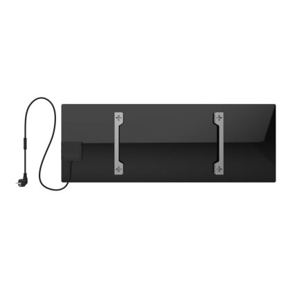 AENO - Inteligentný elektrický infrapanel 700W časovač/termostat IP44 Wi-fi čierna