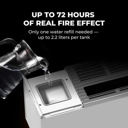 AENO - Inteligentný elektrický priamotop/konvektor 1000/2000 W biely