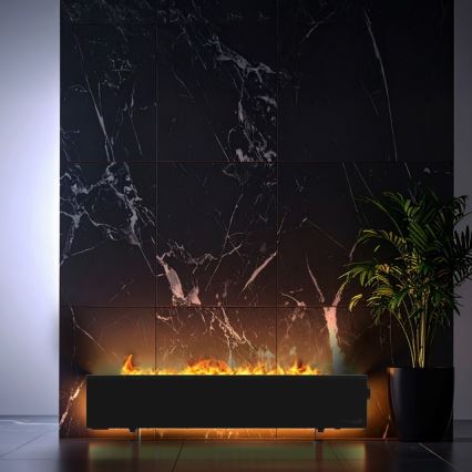 AENO - Inteligentný elektrický priamy ohrievač/konvektor 1000/2000W čierny