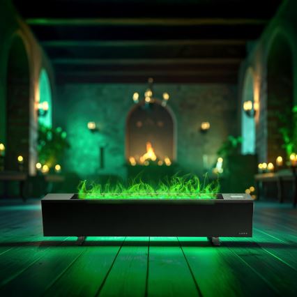 AENO - Inteligentný elektrický priamy ohrievač/konvektor 1000/2000W čierny