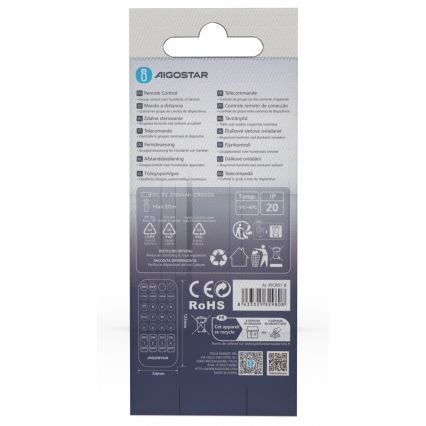 Aigostar - Diaľkové ovládanie MESH 1xCR2032