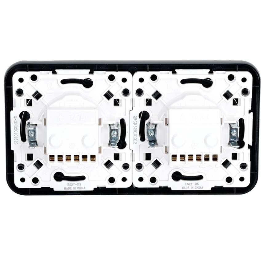 Aigostar - Domáca zásuvka 2× SCHUKO 250 V / 16 A