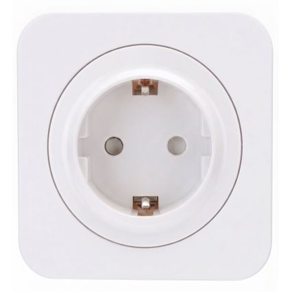 Aigostar - Domová zásuvka s rámčekom SCHUKO 250V/16A biela