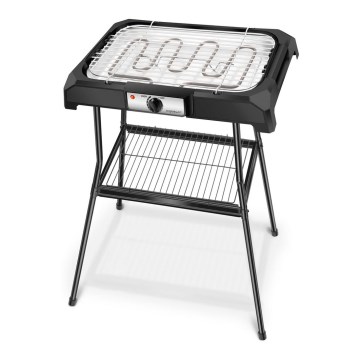 Aigostar - Elektrický gril so stojanom 2000W/230V čierna
