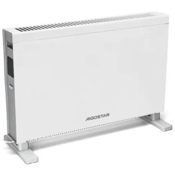 Aigostar - Elektrický priamotop/konvektor s LCD displejom ECO/1250/2000W/230V + diaľkové ovládanie