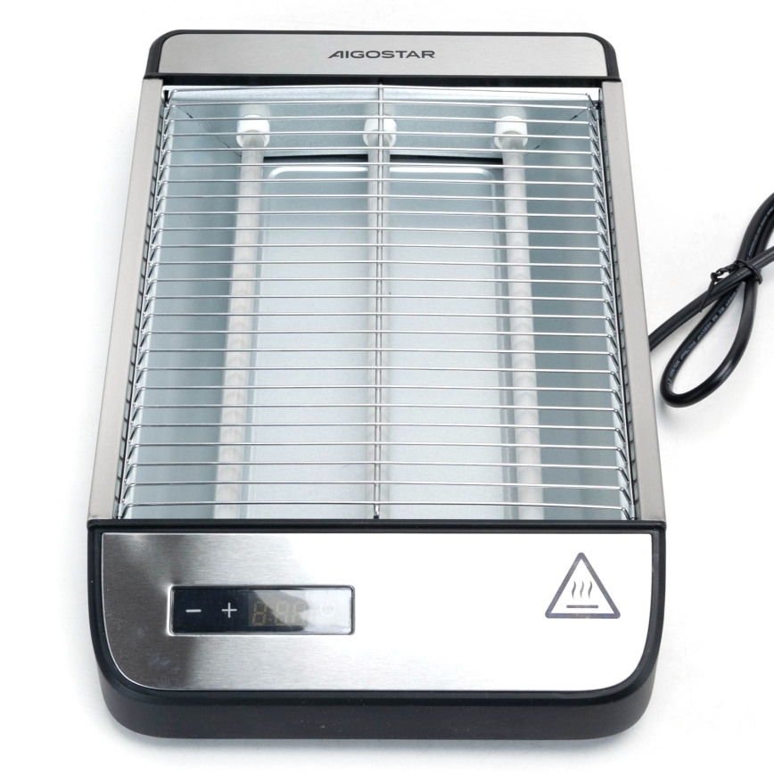 Aigostar - Hriankovač 840-1000W/230V matný chróm