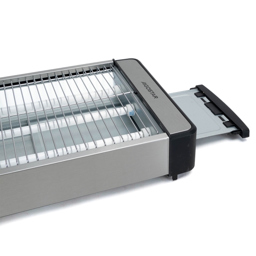 Aigostar - Hriankovač 840-1000W/230V matný chróm