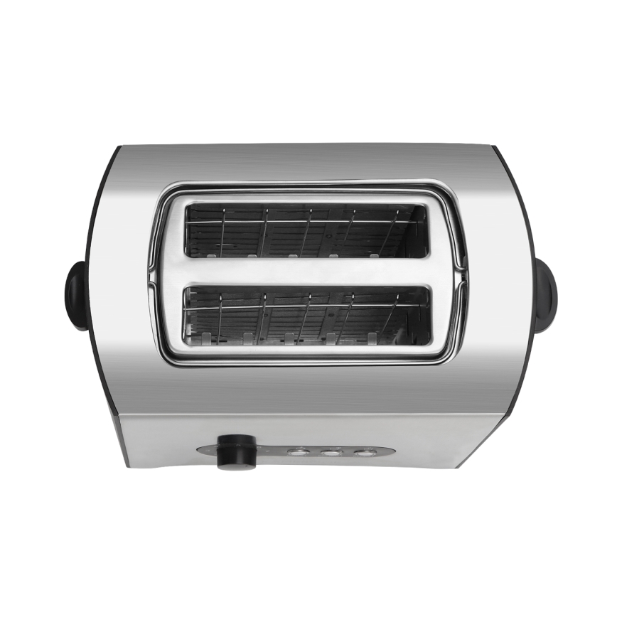 Aigostar - Hriankovač s dvomi otvormi 900W/230V matný chróm