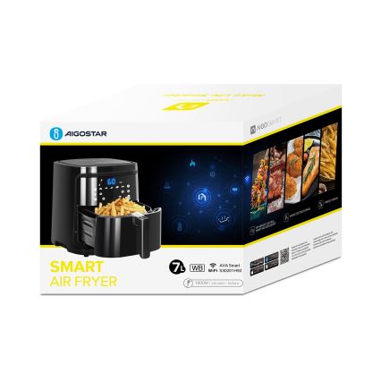 Aigostar - Inteligentná teplovzdušná fritéza 7l 1900W/230V/60min Wi-Fi