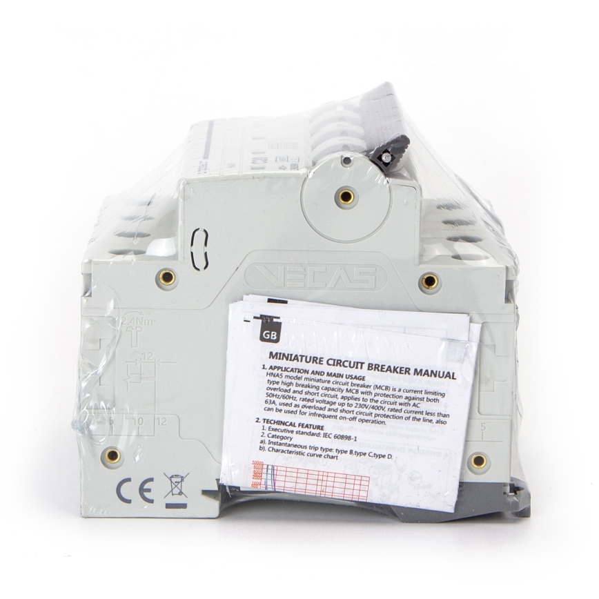 Aigostar - Istič 4-pólový 4P-25A-C 400V