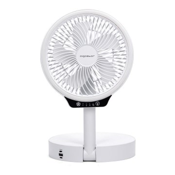Aigostar - LED bezdrôtový skladací ventilátor s USB portom 6,5 W/5 V 8000 mAh