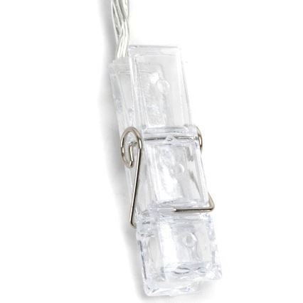 Aigostar - LED Dekoratívny reťazec 20xLED/5W/USB 6 m teplá biela