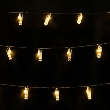 Aigostar - LED dekoratívny svetelný reťazec 80 LED/5 W/USB, 13 m, teplá biela