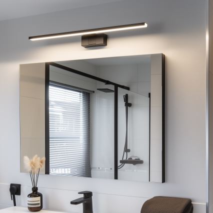 Aigostar - LED Kúpeľňové osvetlenie zrkadla LED/12W/230V 4000K 60 cm IP44 čierna