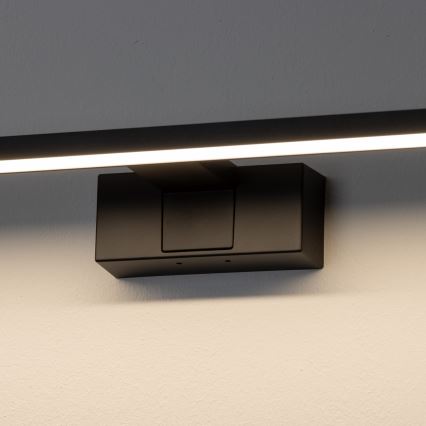 Aigostar - LED Kúpeľňové osvetlenie zrkadla LED/12W/230V 4000K 60 cm IP44 čierna