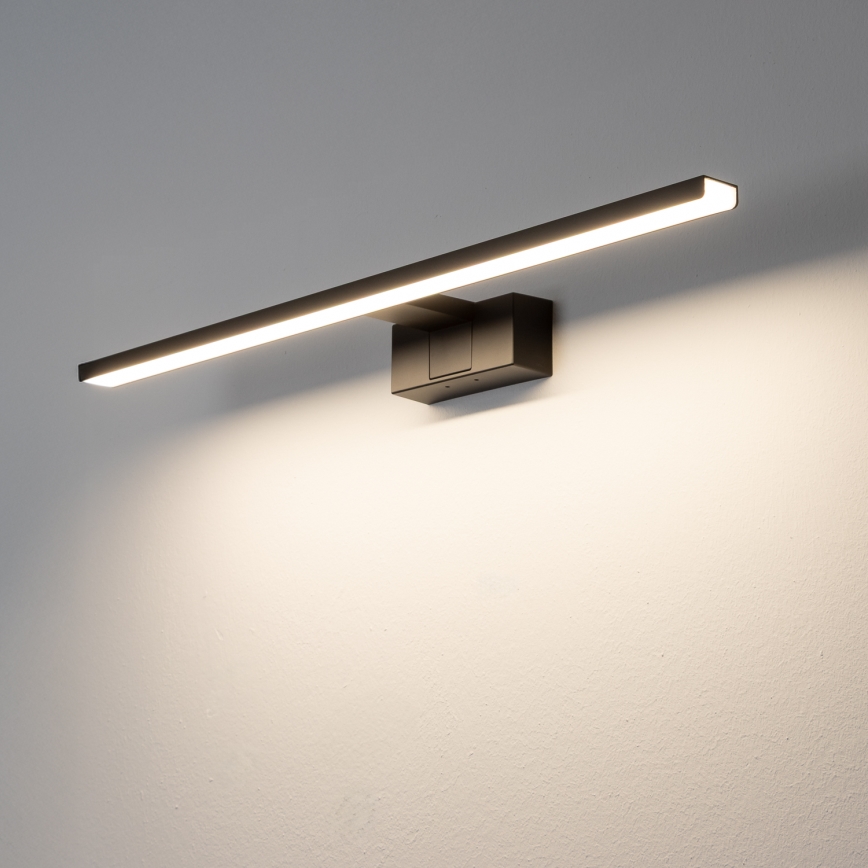Aigostar - LED Kúpeľňové osvetlenie zrkadla LED/12W/230V 4000K 60 cm IP44 čierna