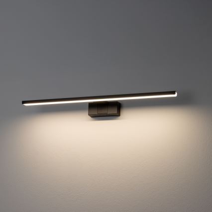 Aigostar - LED Kúpeľňové osvetlenie zrkadla LED/12W/230V 4000K 60 cm IP44 čierna