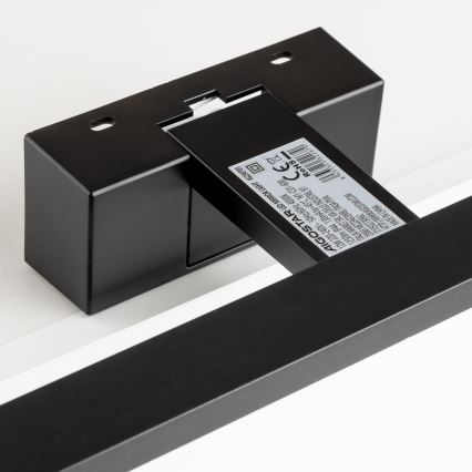 Aigostar - LED Kúpeľňové osvetlenie zrkadla LED/12W/230V 4000K 60 cm IP44 čierna