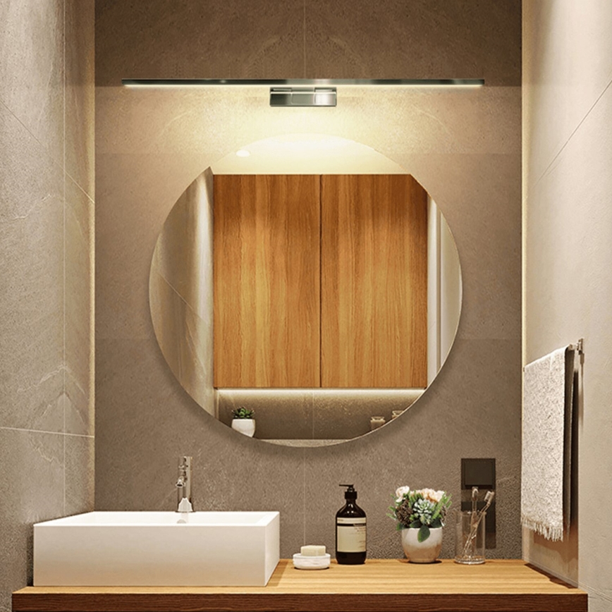 Aigostar - LED Kúpeľňové osvetlenie zrkadla LED/12W/230V 4000K 60cm IP44 hliník