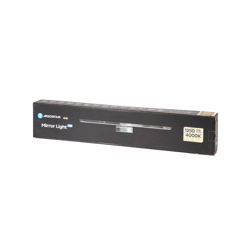 Aigostar - LED Kúpeľňové osvetlenie zrkadla LED/12W/230V 4000K 60cm IP44 hliník