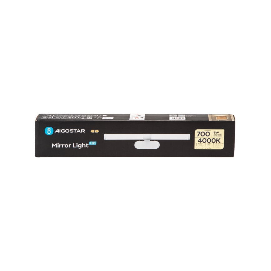 Aigostar - LED Kúpeľňové osvetlenie zrkadla LED/6W/230V 4000K 40cm IP44