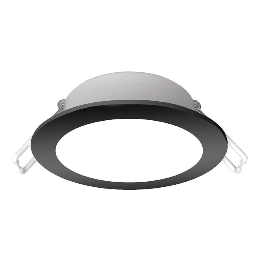 Aigostar - LED Kúpeľňové podhľadové svietidlo LED/4,8W/230V 4000K čierna IP65