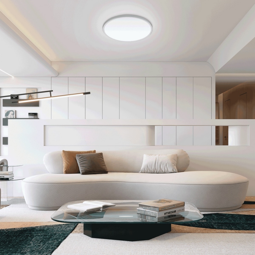Aigostar - LED Stmievateľné kúpeľňové stropné svietidlo LED/18W/230V 3000-6000K IP54 + diaľkové ovládanie