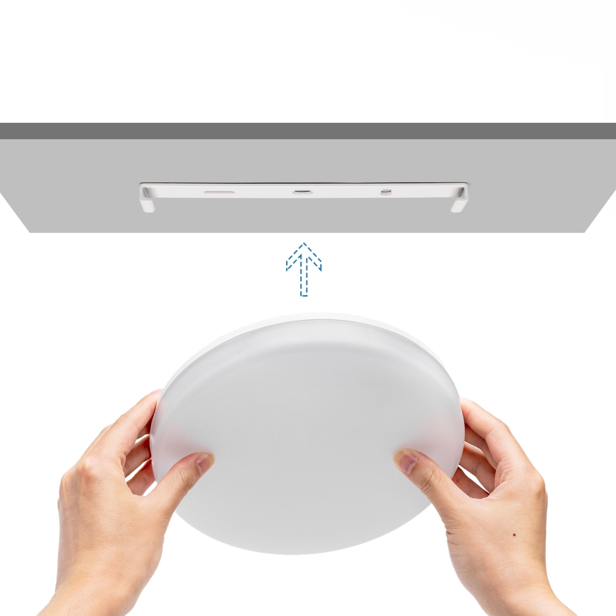 Aigostar - LED Stmievateľné kúpeľňové stropné svietidlo LED/18W/230V 3000-6000K IP54 + diaľkové ovládanie