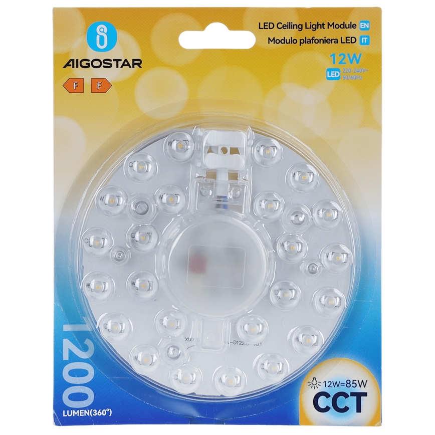 Aigostar - LED magnetický modul 12W/230V 3000/4000/6500K