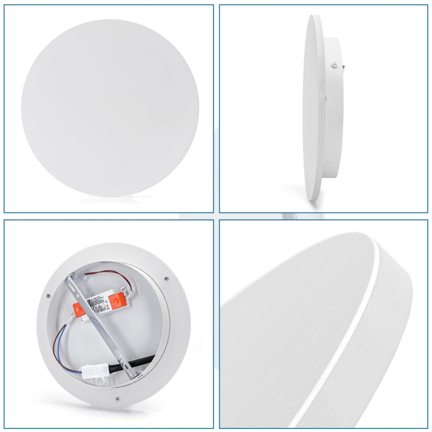 Aigostar - LED nástenné svietidlo LED/12W/230V 6500K 25 cm biela