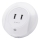 Aigostar - LED nočné svietidlo so súmrakovým senzorom do zásuvky s USB LED/0,4W/230V