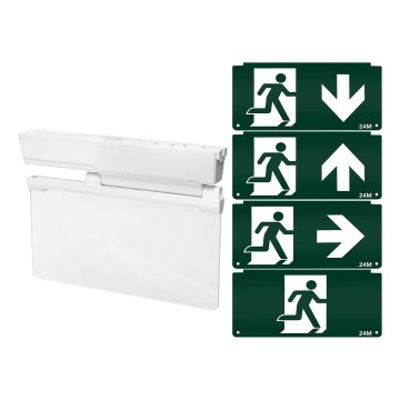 Aigostar - LED Núdzové svietidlo EMERGENCY EXIT LED/3,6W/230V 6500K 500mAh