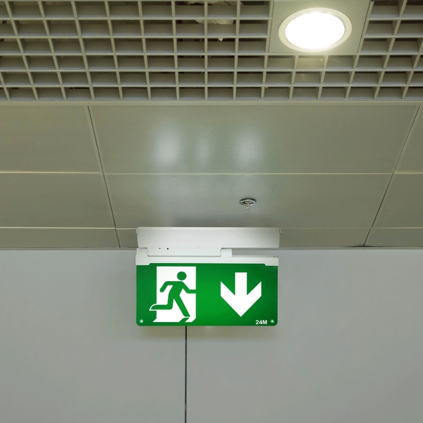 Aigostar - LED Núdzové svietidlo EMERGENCY EXIT LED/3,6W/230V 6500K 500mAh