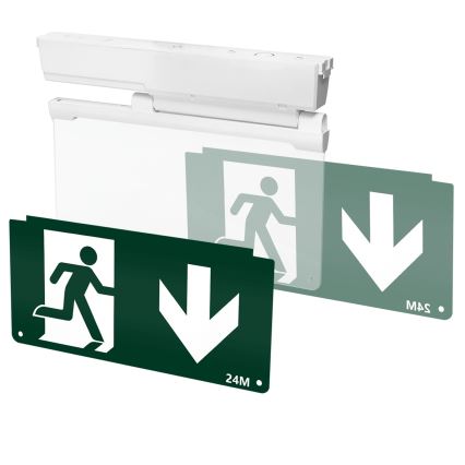 Aigostar - LED Núdzové svietidlo EMERGENCY EXIT LED/3,6W/230V 6500K 500mAh