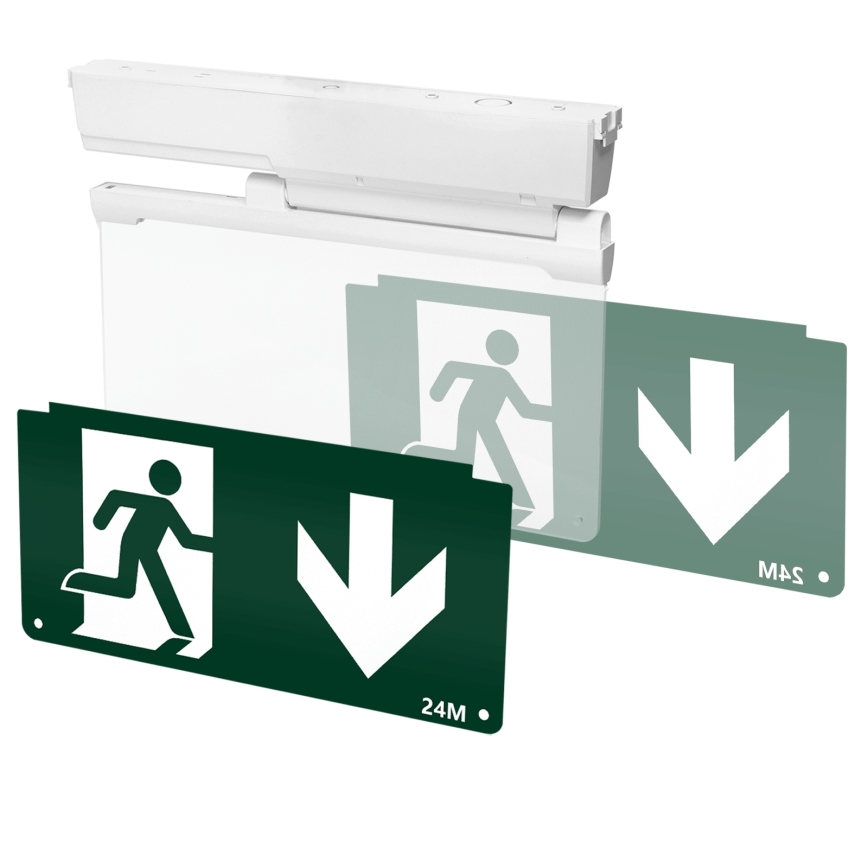 Aigostar - LED Núdzové svietidlo EMERGENCY EXIT LED/3,6W/230V 6500K 500mAh