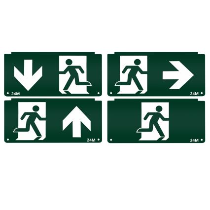 Aigostar - LED Núdzové svietidlo EMERGENCY EXIT LED/3,6W/230V 6500K 500mAh