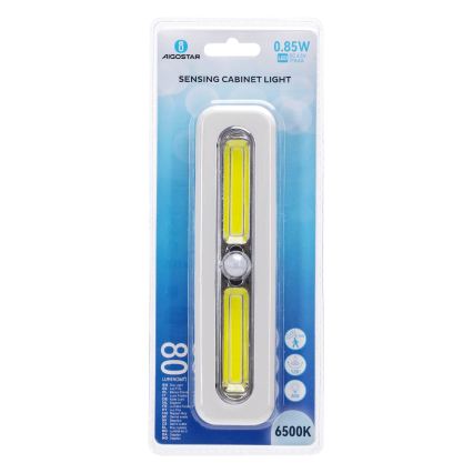 Aigostar - LED osvetlenie skrine s pohybovým senzorom LED/3xAAA 6500K biele