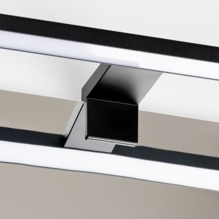 Aigostar - LED osvetlenie zrkadla do kúpeľne LED/8W/230V 4000K 40 cm IP44 čierne