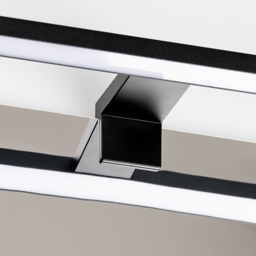 Aigostar - LED osvetlenie zrkadla do kúpeľne LED/8W/230V 4000K 40 cm IP44 čierne