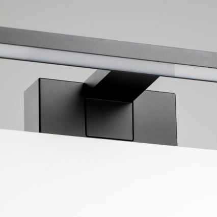 Aigostar - LED osvetlenie zrkadla do kúpeľne LED/8W/230V 4000K 40 cm IP44 čierne