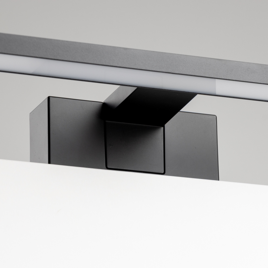 Aigostar - LED osvetlenie zrkadla do kúpeľne LED/8W/230V 4000K 40 cm IP44 čierne