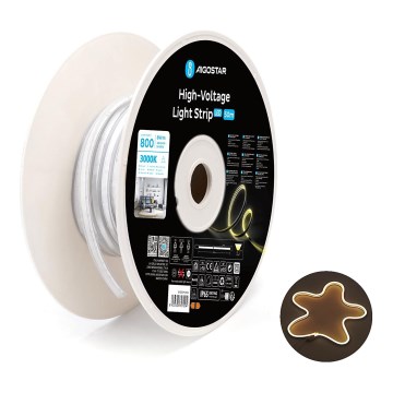 Aigostar - LED Pás 50 m LED/400W/230V 3000K IP65