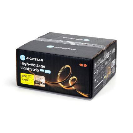 Aigostar - LED pás 50m LED/400W/230V 3000K IP65