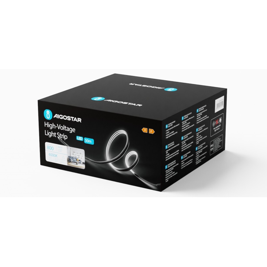 Aigostar - LED pás 50m LED/400W/230V 6500K IP65